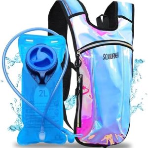 Sojourner Rave Hydration Pack - Hydration Backpack - Hydropack with 2L Bladder - Water Backpack for Festivals, Hiking, Running, Biking and More