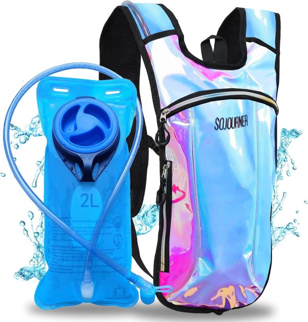 Sojourner Rave Hydration Pack - Hydration Backpack - Hydropack with 2L Bladder - Water Backpack for Festivals, Hiking, Running, Biking and More - Image 9